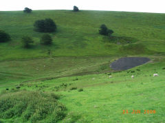 Quarry South of the British Ironworks dam, June 2008